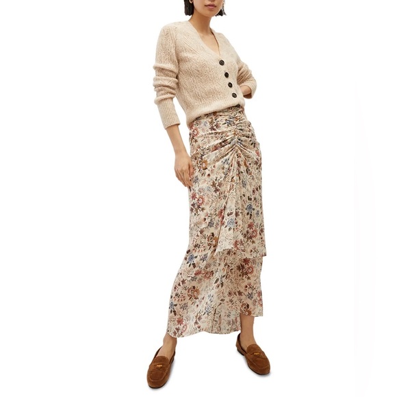 Veronica Beard Sira Midi Skirt - Picture 2 of 9